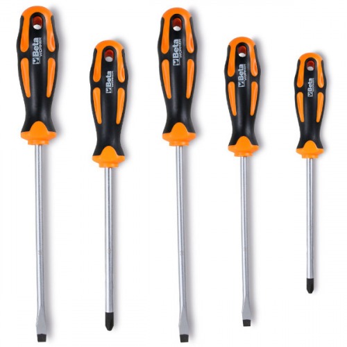 Jogo de chaves de fenda e phillips com 5 pe�as - BW 1203E/S5