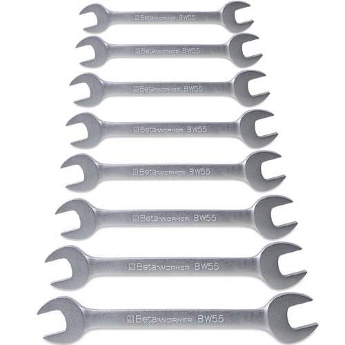 Jogo de chave fixa 6 a 22 mm 8 pe�as a�o cromo van�dio - BW 55/S8