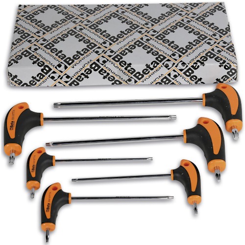 Jogo de chave hexalobular tipo L com cabo T 6 pe�as - BW 97TTX/S6