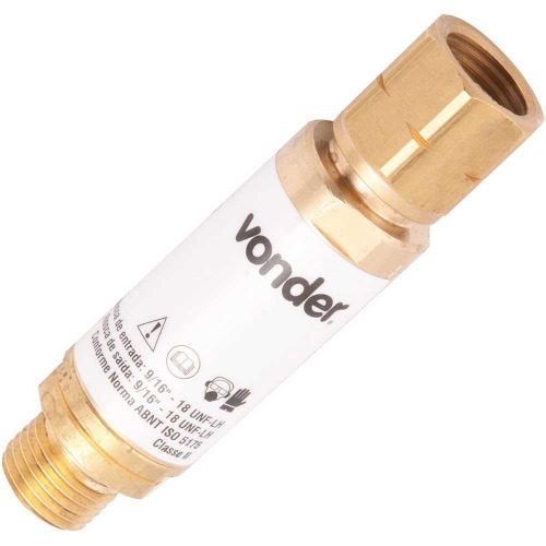 V�lvula corta fogo acetileno para regulador - VCF 675 RG