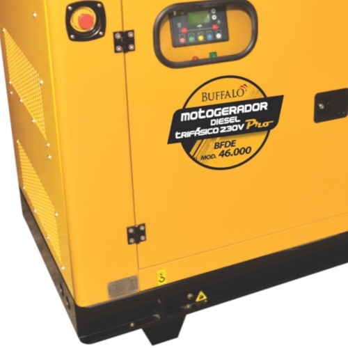 Gerador de energia 46 Kva a diesel cabinado com painel ATS trifásico 220V - BFDE 46.000 Gerador de energia 46 Kva a diesel cabinado com painel ATS trifásico 220V - BFDE 46.000