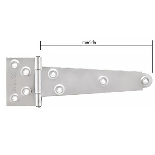 Dobradia leme lisa 12