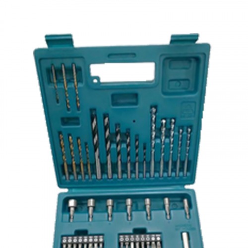 Jogo de brocas bits e soquetes 60 pe�as com maleta - E-11829