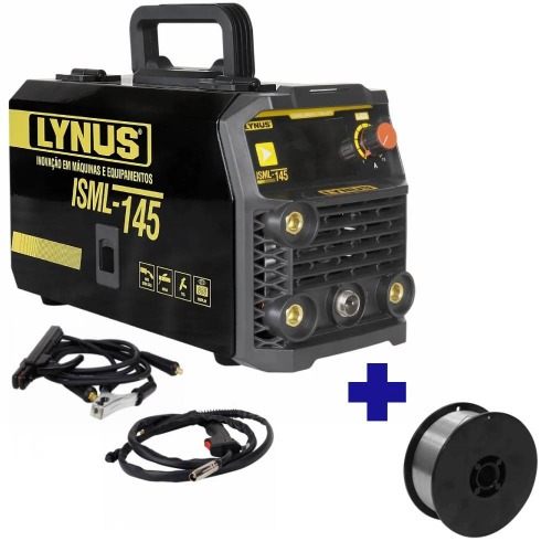 Inversora de solda Multiprocesso 120A ISML-145 + Arame mig 0,8mm 900g LAM-09 110V/220V Inversora de solda Multiprocesso 120A ISML-145 + Arame mig 0,8mm 900g LAM-09 110V/220V
