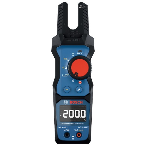 Alicate amper�metro digital 200A True RMS CAT IV 600V - GFM 1000-15