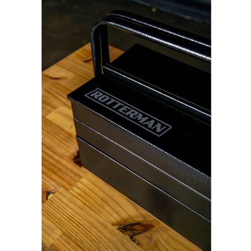 Caixa para ferramentas sanfonada com 5 gavetas e ala 