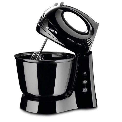 Kit Liquidificador 550W Turbo Power L-99-FB + Batedeira 400W Prática B-44-B 110V Kit Liquidificador 550W Turbo Power L-99-FB + Batedeira 400W Prática B-44-B 110V