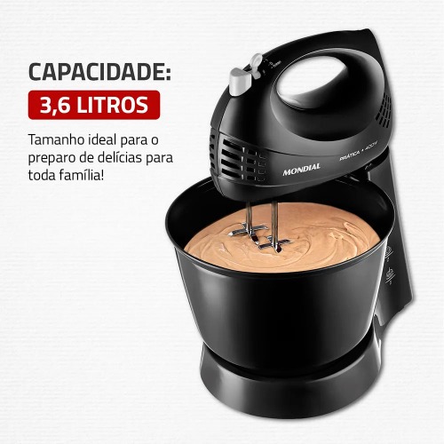 Kit Liquidificador 550W Turbo Power L-99-FB + Batedeira 400W Prática B-44-B 110V Kit Liquidificador 550W Turbo Power L-99-FB + Batedeira 400W Prática B-44-B 110V