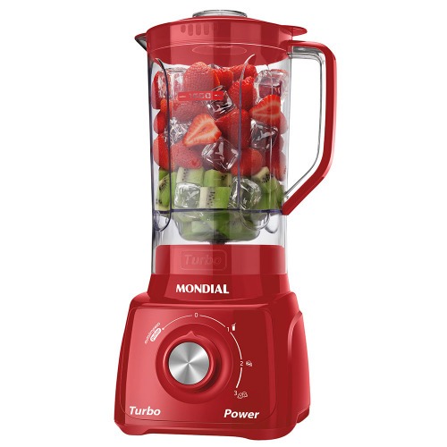 Kit Liquidificador 550W Turbo Power L-99-FR + Batedeira 400W Prática B-44-R 110V Kit Liquidificador 550W Turbo Power L-99-FR + Batedeira 400W Prática B-44-R 110V