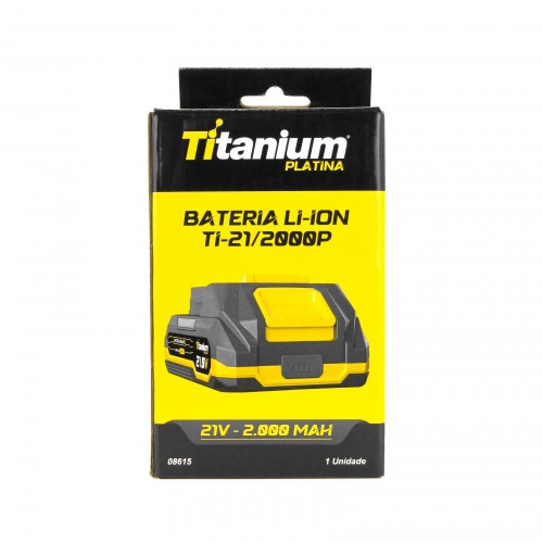 Bateria 21V 2Ah �ons de l�tio intercambi�vel - TI-21/2000P
