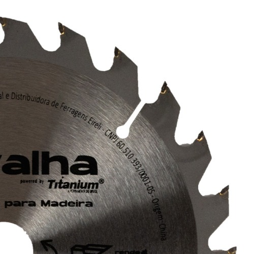  Disco de serra para madeira 180 mm x 22 mm 24 dentes - 06060