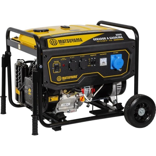 Gerador de energia 6,5 Kva a gasolina partida elétrica - 8000 Gerador de energia 6,5 Kva a gasolina partida elétrica - 8000