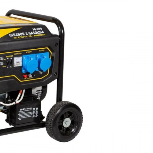 Gerador de energia 9,0 Kva a gasolina partida elétrica - 10000 Gerador de energia 9,0 Kva a gasolina partida elétrica - 10000