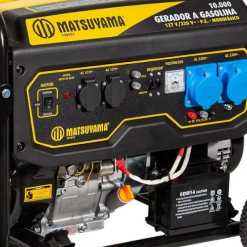 Gerador de energia 9,0 Kva a gasolina partida elétrica - 10000 Gerador de energia 9,0 Kva a gasolina partida elétrica - 10000