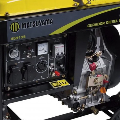 Gerador de energia 6,7 Kva a diesel partida elétrica - 8000 Gerador de energia 6,7 Kva a diesel partida elétrica - 8000