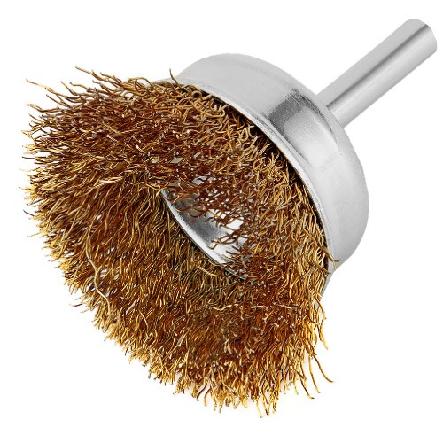 Jogo de escovas a�o circular haste 6 mm com 3 pe�as - 744869