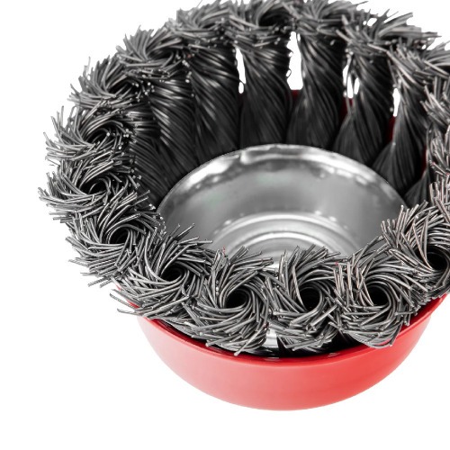 Escova de aço tipo copo torcida 3 Escova de aço tipo copo torcida 3