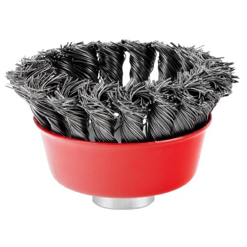 Escova de aço tipo copo torcida 3 Escova de aço tipo copo torcida 3