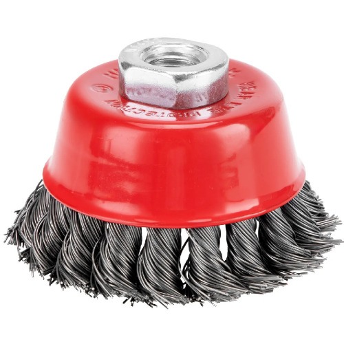 Escova de aço tipo copo torcida 3 Escova de aço tipo copo torcida 3