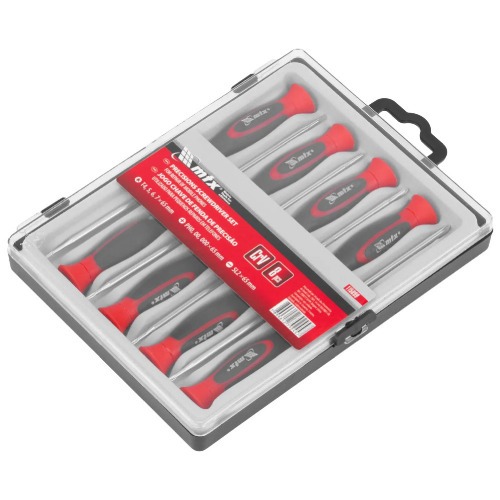Jogo de chave de precis�o fenda/phillips e hexalobular com 8 pe�as - 115899