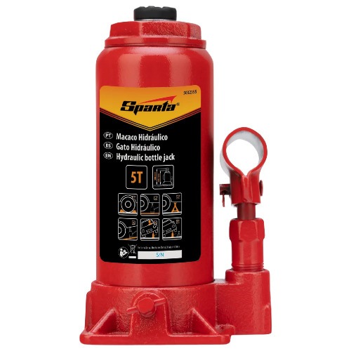 Macaco hidráulico tipo garrafa capacidade 5 toneladas - 5032355 Macaco hidráulico tipo garrafa capacidade 5 toneladas - 5032355