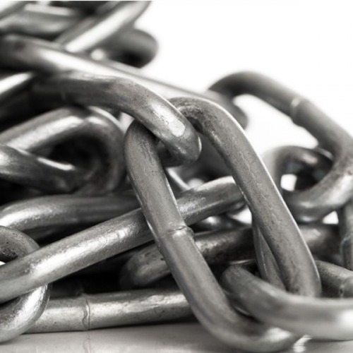 Corrente soldada galvanizada 9,5 mm saco 25kg 13,3 m - ST025