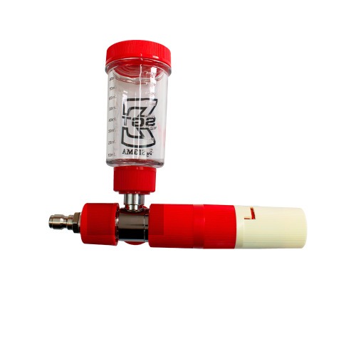 Aplicador de detergente Gravity Snow Foam encaixe 1/4