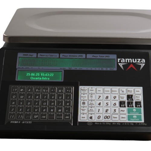 Balan�a digital etiquetadora 35 kg Display de LCD - 3015  110V/220V