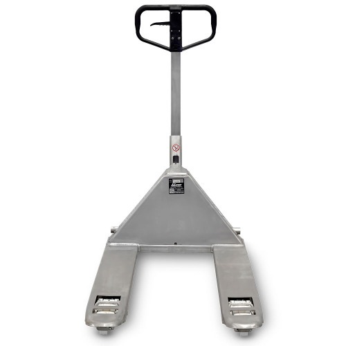 Transpalete hidr�ulico a�o inox 2.500 kg 680 mm com rodas duplas de nylon - TM2500IC