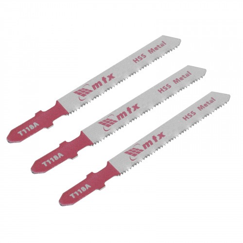 L�mina serra tico-tico 50 mm 21 dentes para metal 3 pe�as - 782079