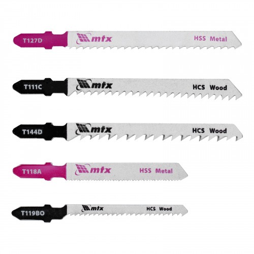 L�mina serra tico-tico 50/75 mm para madeira e metal 5 pe�as - 782519