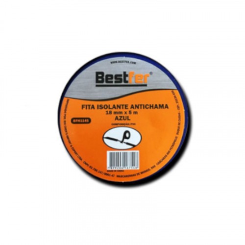 Fita isolante anti-chamas 18 mm x 5 metros - BFH1145 Fita isolante anti-chamas 18 mm x 5 metros - BFH1145