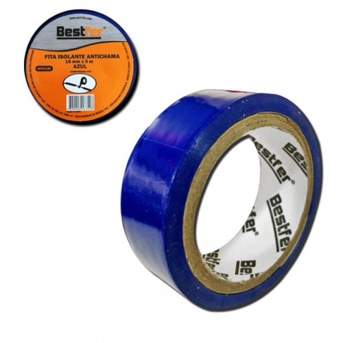 Fita isolante anti-chamas 18 mm x 5 metros - BFH1145 Fita isolante anti-chamas 18 mm x 5 metros - BFH1145