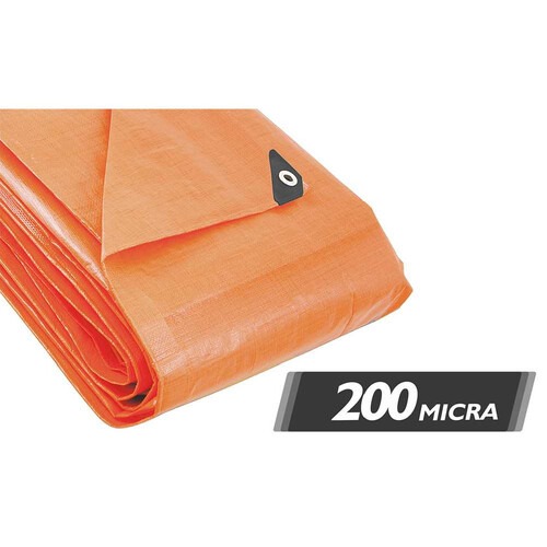 Lona refor�ada de polietileno laranja 3 x 2 m - 6133032000