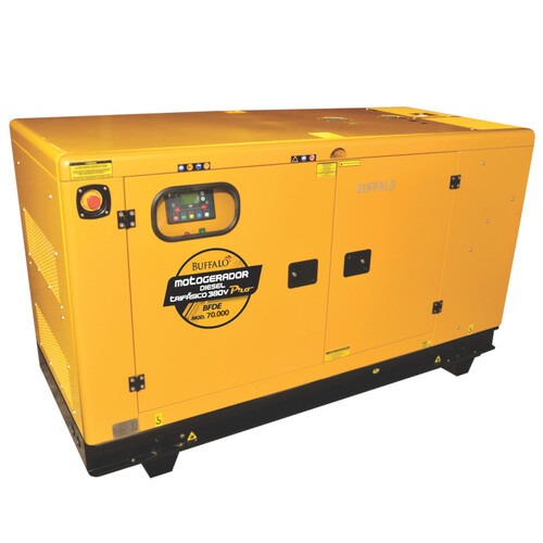 Gerador de energia 70 Kva a diesel cabinado com painel ATS trif�sico 380V - BFDE 70.000