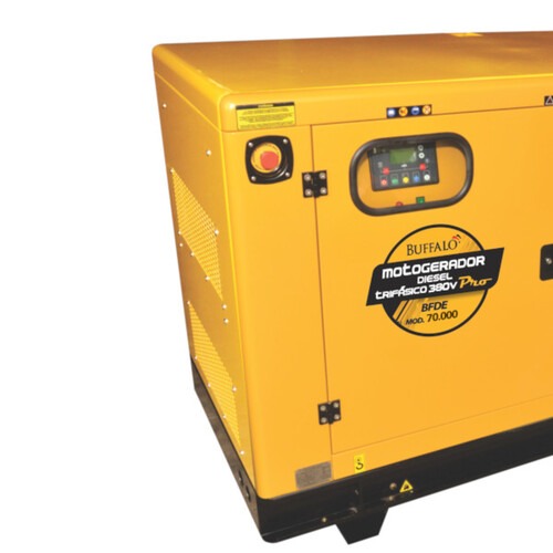 Gerador de energia 70 Kva a diesel cabinado com painel ATS trif�sico 380V - BFDE 70.000