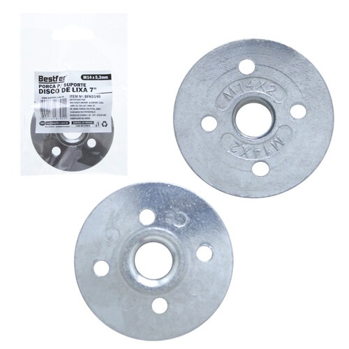 Flange adaptadora para lixadeira 7 Flange adaptadora para lixadeira 7