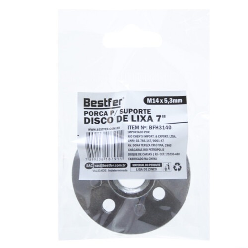 Flange adaptadora para lixadeira 7 Flange adaptadora para lixadeira 7