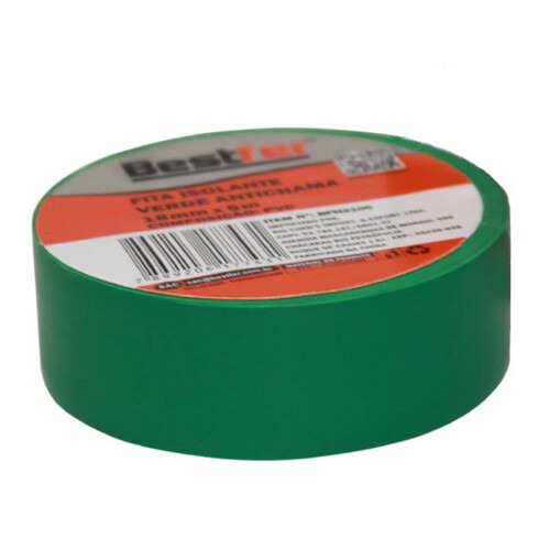 Fita isolante anti-chamas 18 mm x 5 m - BFH2100 Fita isolante anti-chamas 18 mm x 5 m - BFH2100