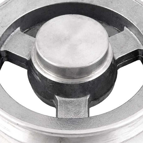 Polia de alumínio 2 canais A 130 mm - 6684120130 Polia de alumínio 2 canais A 130 mm - 6684120130