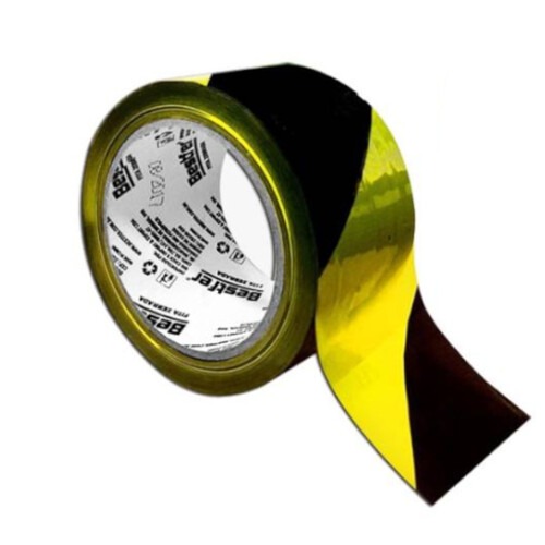Fita zebrada para demarcação 48 mm x 100 metros - BFH1571 Fita zebrada para demarcação 48 mm x 100 metros - BFH1571