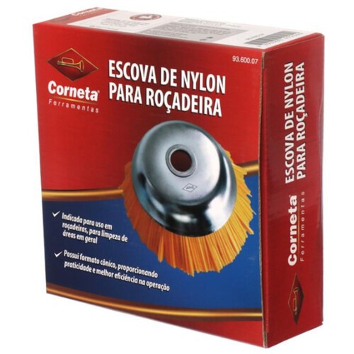 Escova de nylon para roçadeira 200 mm - 9360007 Escova de nylon para roçadeira 200 mm - 9360007