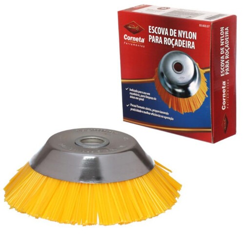 Escova de nylon para roçadeira 200 mm - 9360007 Escova de nylon para roçadeira 200 mm - 9360007