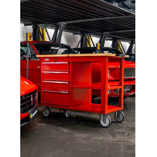 Bancada m�vel com 4 gavetas e 1 prateleira - RLL-274