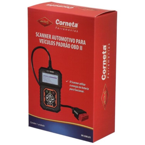 Scanner automotivo para veículos padrão OBD II - 9950001 Scanner automotivo para veículos padrão OBD II - 9950001