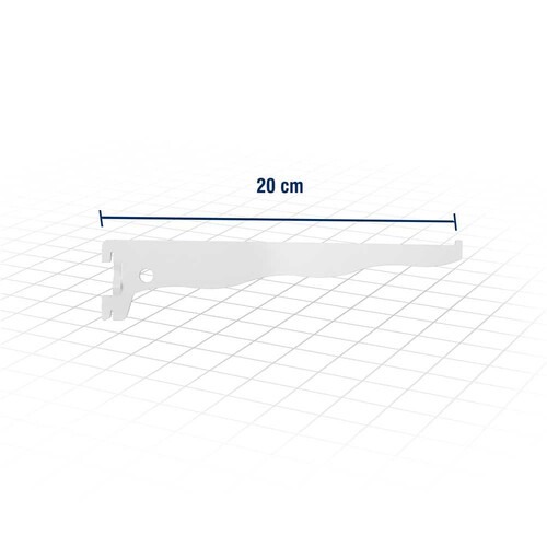 Suporte para prateleira branco 20 cm - 3295200021