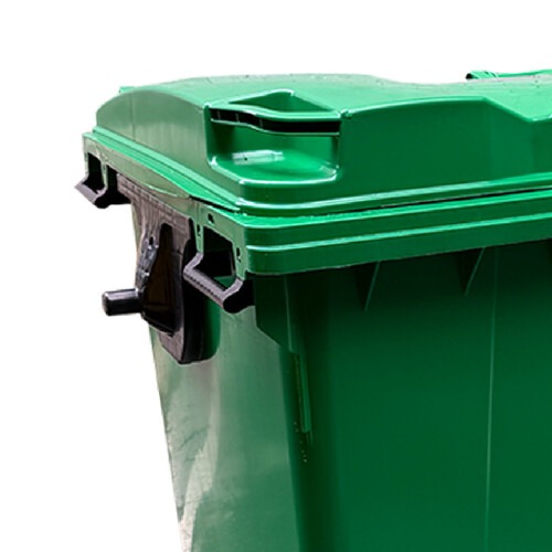 Container de pl�stico injetado para lixo 1000L - Injet