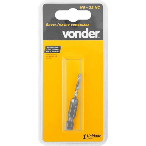 Broca/macho combinado N6 - 32 NC Broca/macho combinado N6 - 32 NC