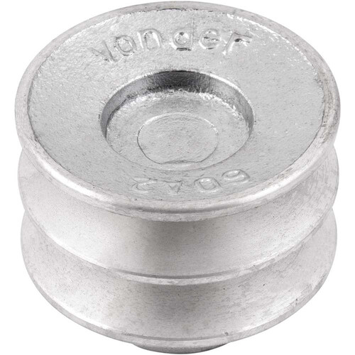 Polia de alumínio 2 canais A 60 mm - 6684120060 Polia de alumínio 2 canais A 60 mm - 6684120060