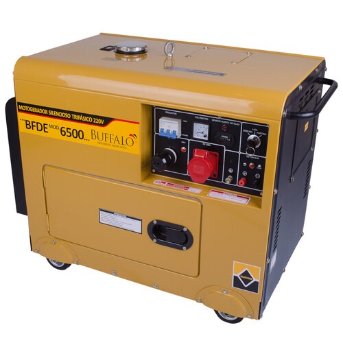 Gerador de energia 6,9 Kva a diesel partida el�trica trif�sico - BFDE 6.500